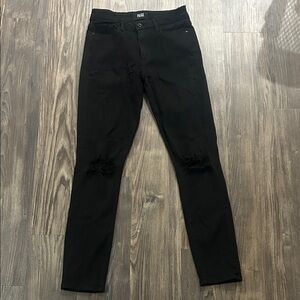 PAIGE Black Denim Jeans